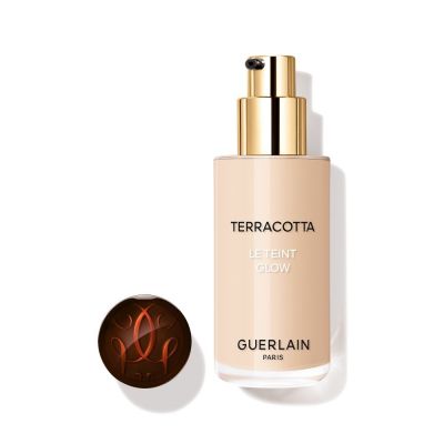GUERLAIN TERRACOTTA HEALTHY GLOW FOUNDATION Sveiko švytėjimo suteikianti, drėkinanti ir ilgai išliekanti kreminė pudra