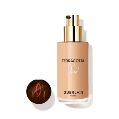 GUERLAIN TERRACOTTA HEALTHY GLOW FOUNDATION Sveiko švytėjimo suteikianti, drėkinanti ir ilgai išliekanti kreminė pudra