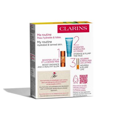 CLARINS MY HEALTHY-GLOW ROUTINE Veido odos priežiūros rinkinys