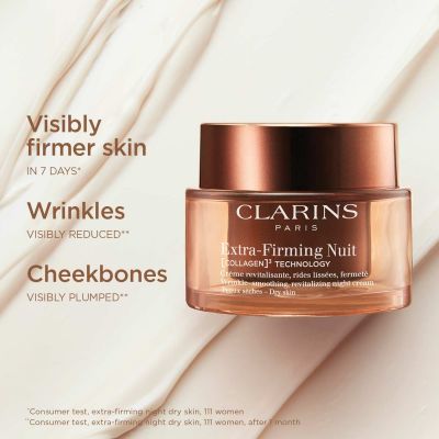 CLARINS Extra-Firming Night Cream Dry Skin Naktinis veido kremas