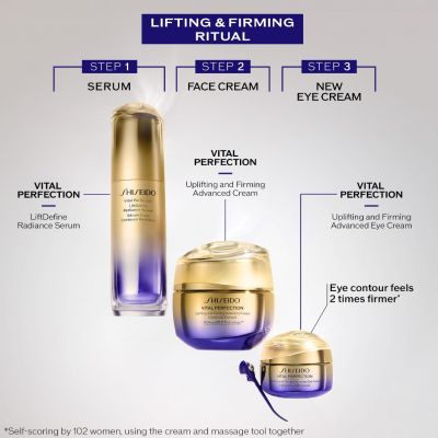 SHISEIDO UPLIFTING AND FIRMING ADVANCED EYE CREAM Firming eye cream