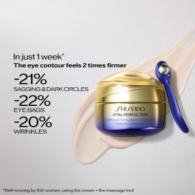 SHISEIDO UPLIFTING AND FIRMING ADVANCED EYE CREAM Firming eye cream