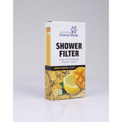AROMA SENSE Handheld Vitamin C Cartridges Lemon Mango Aromaterapinis dušo galvutės filtras