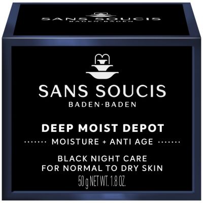 SANS SOUCIS Deep Moist Depot Black Night Care Naktinis veido kremas