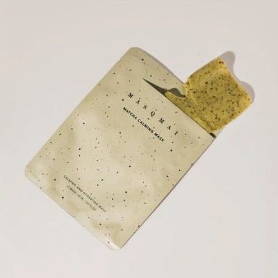 MASQMAI Matcha Calming Mask Raminamoji veido kaukė