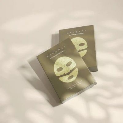 MASQMAI Matcha Calming Mask Raminamoji veido kaukė