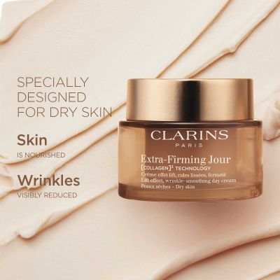 CLARINS Extra-Firming Day Cream Dry Skin Dieninis veido kremas
