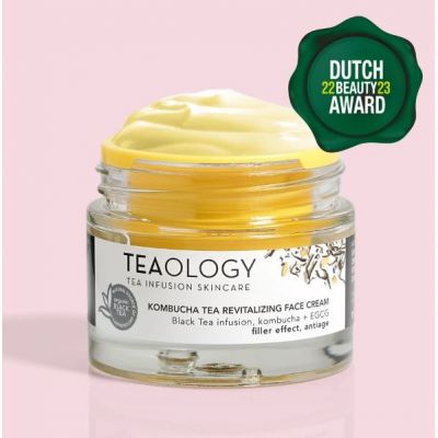 TEAOLOGY KOMBUCHA TEA REVITALIZING FACE CREAM Veido kremas nuo raukšlių