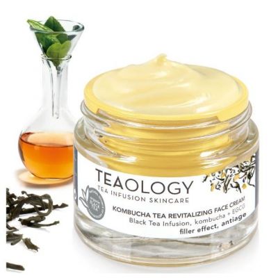 TEAOLOGY KOMBUCHA TEA REVITALIZING FACE CREAM Veido kremas nuo raukšlių