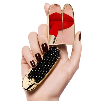 GUERLAIN  ROUGE G THE DOUBLE MIRROR CASE Dėklas su dvigubu veidrodėliu