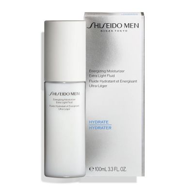 SHISEIDO Shiseido Men Energizing Moisturizer Extra Light Fluid Drėkinamoji veido emulsija vyrams