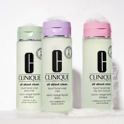 CLINIQUE All About Clean Liquid Facial Soap Extra Mild Valomasis muilas