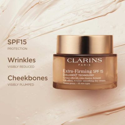 CLARINS Extra-Firming Day Cream SPF15 Dieninis veido kremas