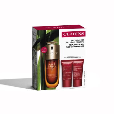 CLARINS DOUBLE SERUM & SUPER RESTORATIVE Veido odos priežiūros rinkinys