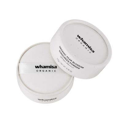 WHAMISA Organic Pear Blossom Sunscreen Powder SPF 50+ PA++++ Sun protecting powder