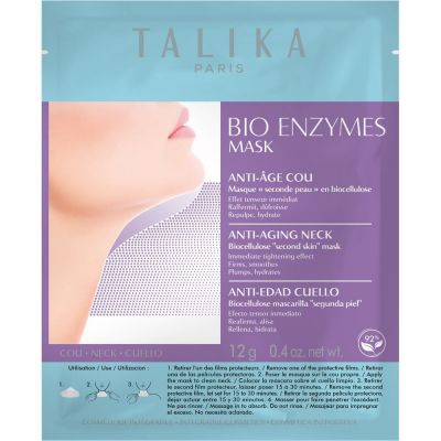 TALIKA Bio Enzymes Anti-Age Neck Mask Stangrinamoji kaklo kaukė