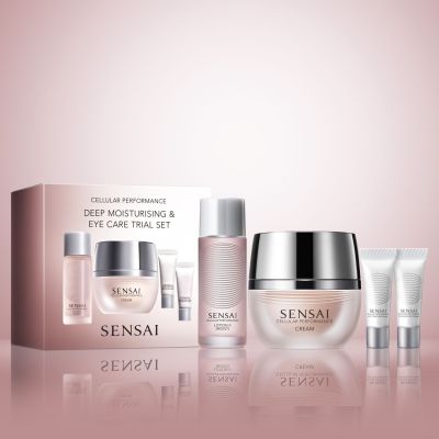SENSAI CELLULAR PERFORMANCE DEEP MOISTURISING & EYE CARE TRIAL SET Skin care set
