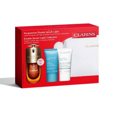 CLARINS Double Serum Light Routine Skin care set