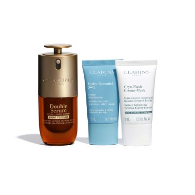 CLARINS Double Serum Light Routine Skin care set