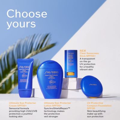 SHISEIDO Expert Sun Protector Clear Stick SPF50+ Apsauginis pieštukas nuo saulės
