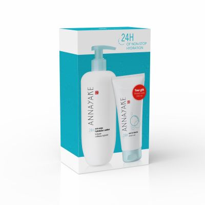 ANNAYAKE 24H HYDRATION BODYCARE CONTINUOUS HYDRATION AND SHOWERCARE Kūno priežiūros rinkinys