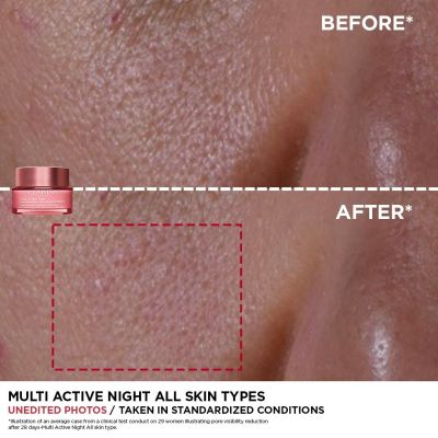 CLARINS Multi-Active Line Smoothing Dry Skin Naktinis veido kremas