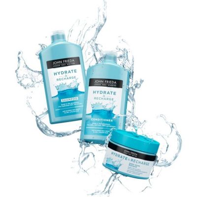 JOHN FRIEDA Hydrate & Recharge Drėkinamoji plaukų kaukė