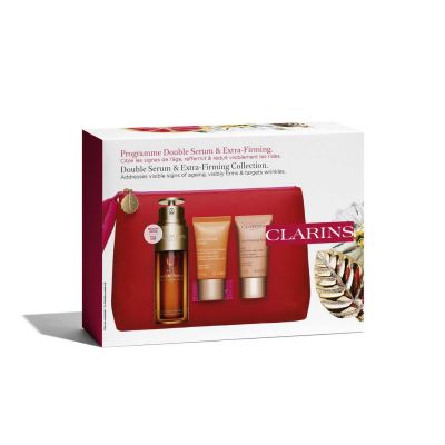 CLARINS Double Serum & Extra Firming Collection Veido odos priežiūros rinkinys