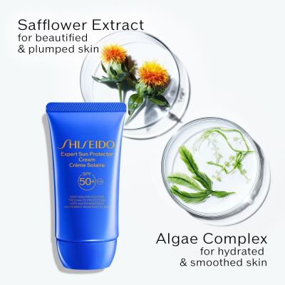 SHISEIDO Blue Expert Sun Protector Cream SPF50+ Apsauginis kremas nuo saulės