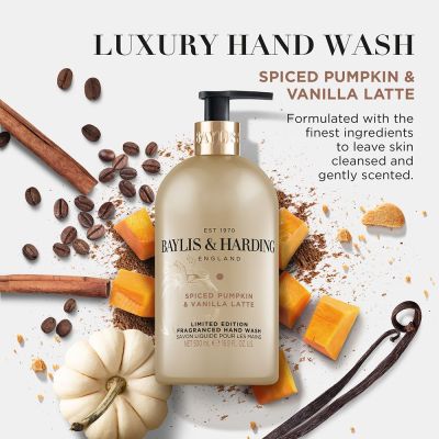 BAYLIS & HARDING SPICED PUMPKIN & VANILLA LATTE Kvapusis muilas