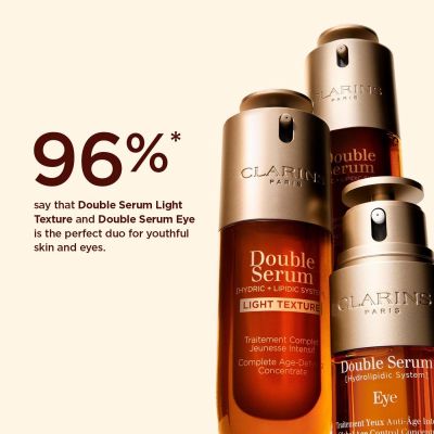 CLARINS Double Serum Light Texture Visapusiško poveikio veido serumas