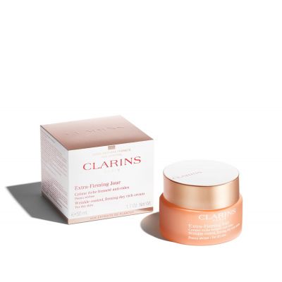 CLARINS Extra Firming Day Cream Dry Skin  Stangrinamasis veido kremas sausai odai
