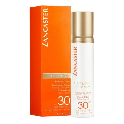 LANCASTER Sun Perfect Illuminating Cream SPF30  Apsauginis veido kremas nuo saulės