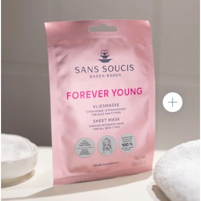 SANS SOUCIS Fleece mask Forever Young Jauninamoji veido kaukė