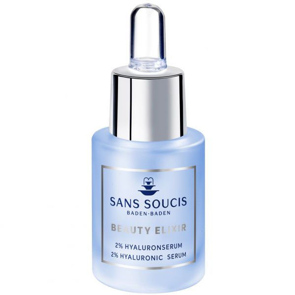 BEAUTY ELIXIRS 2% HYALURONIC SERUM SANS SOUCIS Drėkinamasis veido serumas