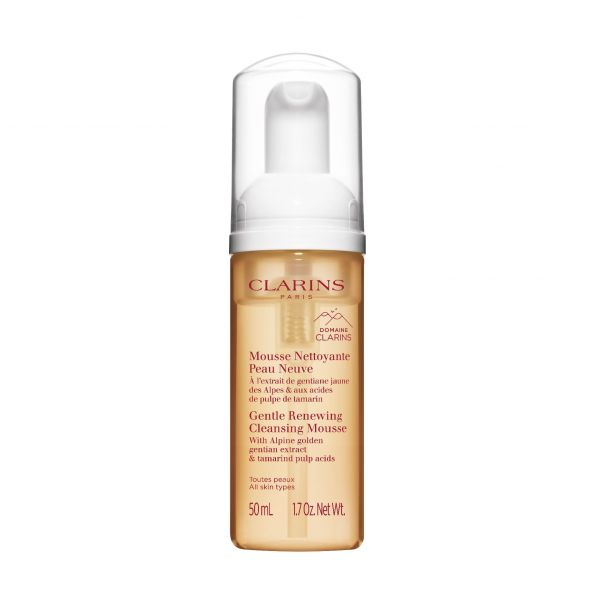 CLARINS Gentle Renewing Cleansing Mousse Foaming Texture